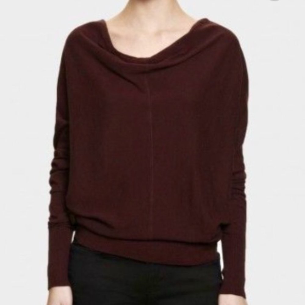 All Saints ELGAR Cowl Neck Sweater SZ 8